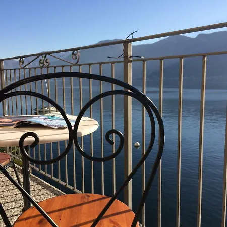 Casa Con Splendida Vista Sul Lago Di Como, Con Patio E Balconi Apartamento Sala Comacina